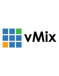 vMix 4K software (1000 inputs, 1920x1080 resolution, recording, streaming, fullscreen output, external output, video list, vMix 