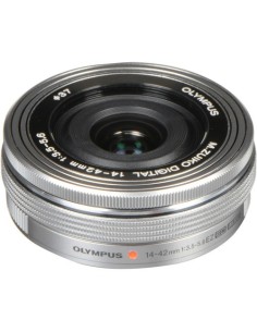 Olympus M.Zuiko Digital ED 14-42mm f/3.5-5.6 EZ Lens (Silver)