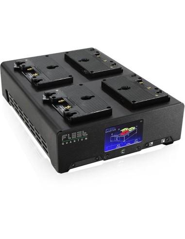 Core SWX FLEET Quantum 4-Position Charger with Touchscreen Color LCD (Gold Mount)