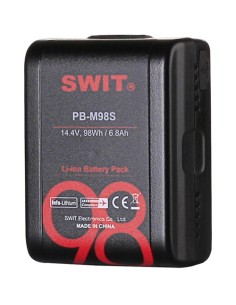 SWIT PB-M98S 14.4V 98Wh Pocket Battery with D-Tap and USB Output (V-Mount)