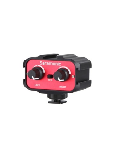 Saramonic Adattatore Audio a due canali per DSLR AX100