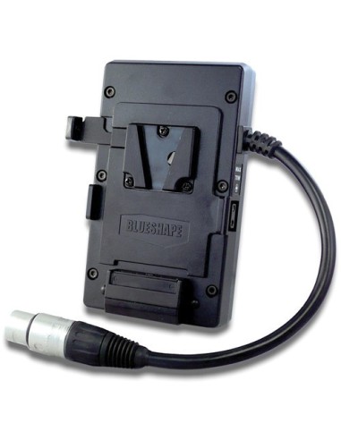 BLUESHAPE MVBELT Belt-Clip V-Mount Plate with Nominal & Regulated Output