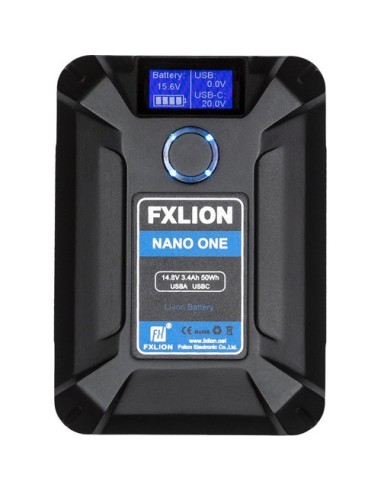 Fxlion NANO ONE 50Wh 14.8V Ultra-Compact V-Mount Battery