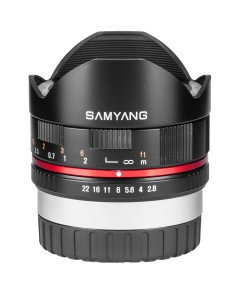 Samyang SY8CMB Obiettivo 8mm Fisheye F2.8 II Canon M