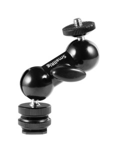 SmallRig1135 Double Ball Head with Cold Shoe & 1/4"-20 Stud