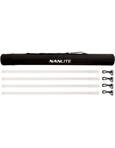 Nanlite PavoTube T8-7X RGBWW LED Pixel Tube 4-Light Kit