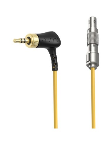 Deity Microphones C14 Right-Angle Locking 3.5mm TRS to Straight 5-Pin LEMO Timecode Cable for Various Devices