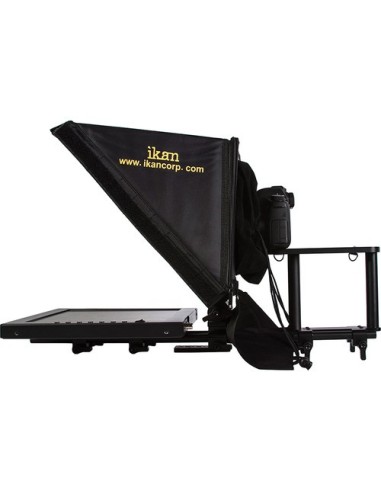 Ikan 15" Rod Mounted Teleprompter for Location and Studio