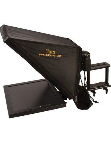 Ikan 17" Rod Mounted Teleprompter for Location and Studio