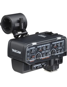 TASCAM CA-XLR2d-AN Kit adattatore per microfono XLR per fotocamere (3,5 mm analogico)