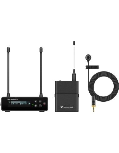 Sennheiser EW-DP ME 4 SET Camera-Mount Digital Wireless Cardioid Lavalier Mic System (Q1-6: 470 to 526 MHz)