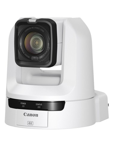 Canon CR-N100 4K NDI PTZ Camera with 20x Zoom (Titanium White)