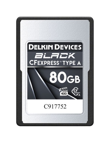 Delkin Devices 80GB BLACK CFexpress Type A Memory Card