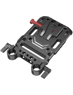 SmallRig V-Lock Battery Plate con 15mm LWS Rod Clamp