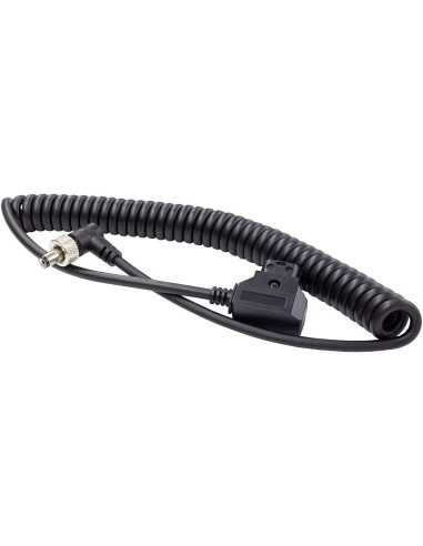 Atomos D-Tap to DC Locked connector Barrel Coiled Cable