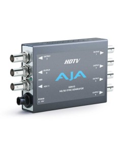 AJA GEN10 HD/SD/AES Sync Generator con Universal Power Supply