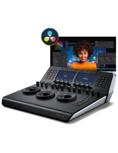 Blackmagic DaVinci Resolve Mini Panel con software Resolve Studio