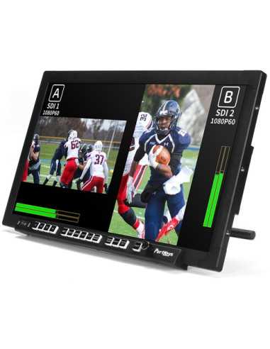 PORTKEYS MT22DS 21.5" PBP Dual-Screen Production Monitor III 5.5" 2200nit Camera Control Monitor