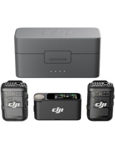 DJI Mic 2 per fotocamera e smartphone wireless a 2,4 GHz...