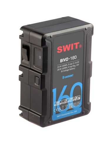 SWIT 14.4/28.8V Dual Voltage 160Wh B-Mount Battery