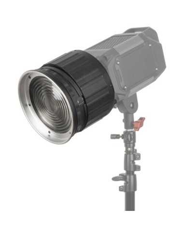 CAME-TV Fresnel Adattatore per obiettivo regolabile tra 12° Spot e 40° Flood con attacco Bowens