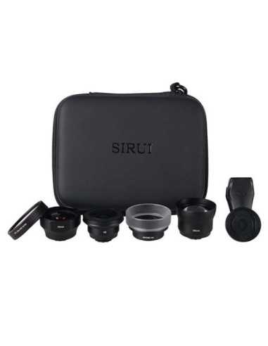 Sirui Kit box obiettivi WPFM-01K 4 Lenti + filtro e clip