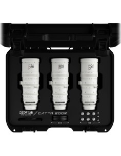 DZOFilm Catta FF 18-35/35-80/70-135mm T2.9 Cine 3-Lens Bundle (Sony E, White)