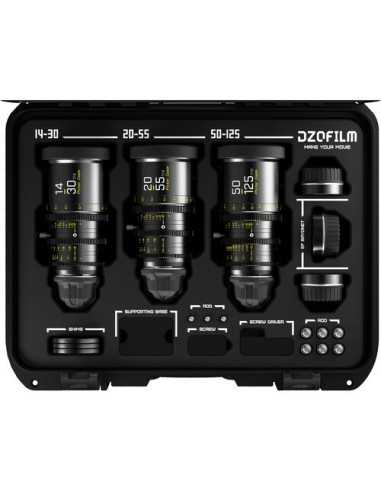 DZOFilm Pictor Zoom 3X Lens Bundle 14-30/20-55/50-125MM T2.9 PL | EF