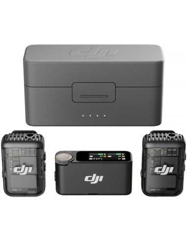 DJI Mic 2 2-Person Compact Digital Wireless Microphone System/Recorder for Camera & Smartphone (2.4 GHz)