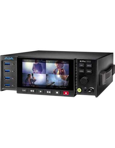 AJA Ki Pro GO2 Multi-Channel HD H.264 AVC/H.265 HEVC Recorder/Player