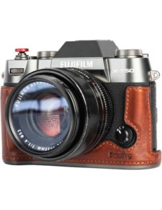 SmallRig Leather Half Case Kit for FUJIFILM X-T50 (Brown)