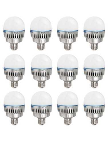 Nanlite PavoBulb 10C Bi-Color RGBWW LED Bulb (12-Light Kit)