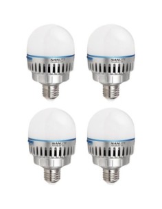 Nanlite PavoBulb 10C Bi-Color RGBWW LED Bulb (4-Light Kit)