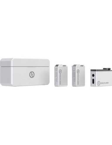 Hollyland LARK MAX Duo Wireless Microphone System (2.4 GHz, White)