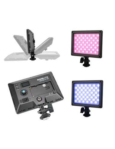 Nanlite Mixpad II 11C - Luce led RGBWW bluethoot on camera