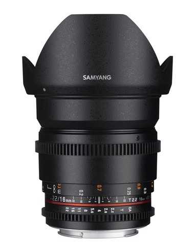 Samyang 16mm T/2.2 VDSLR II ED AS UMC CS Canon EF-S