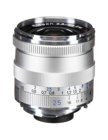 ZEISS Biogon T* 25mm f/2.8 ZM Lens (Silver)