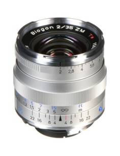 ZEISS Biogon T* 35mm f/2 ZM Lens (Silver)