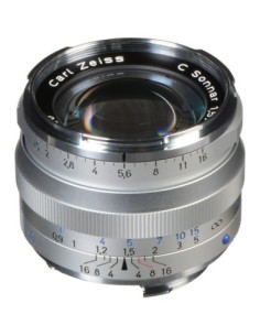 ZEISS C Sonnar T* 50mm f/1.5 ZM Lens (Silver)