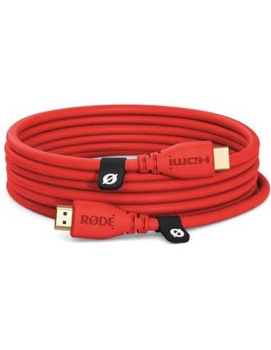 Rode Cavo HDMI 2.0 da 3 m (colore Rosso)