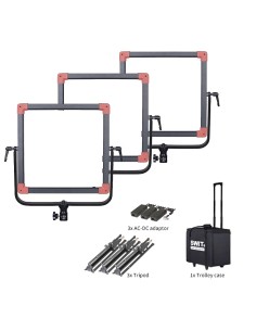 Swit PL-E60 Kit3 Bi-Colour Portable SMD Panel LED Light -...