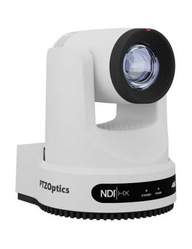 PTZOptics Move 4K SDI/HDMI/USB/IP PTZ Camera with 20x Optical Zoom (White)